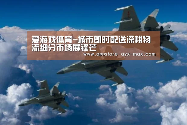 爱游戏体育-城市即时配送深耕物流细分市场展锋芒(图2) 爱游戏体育App下载